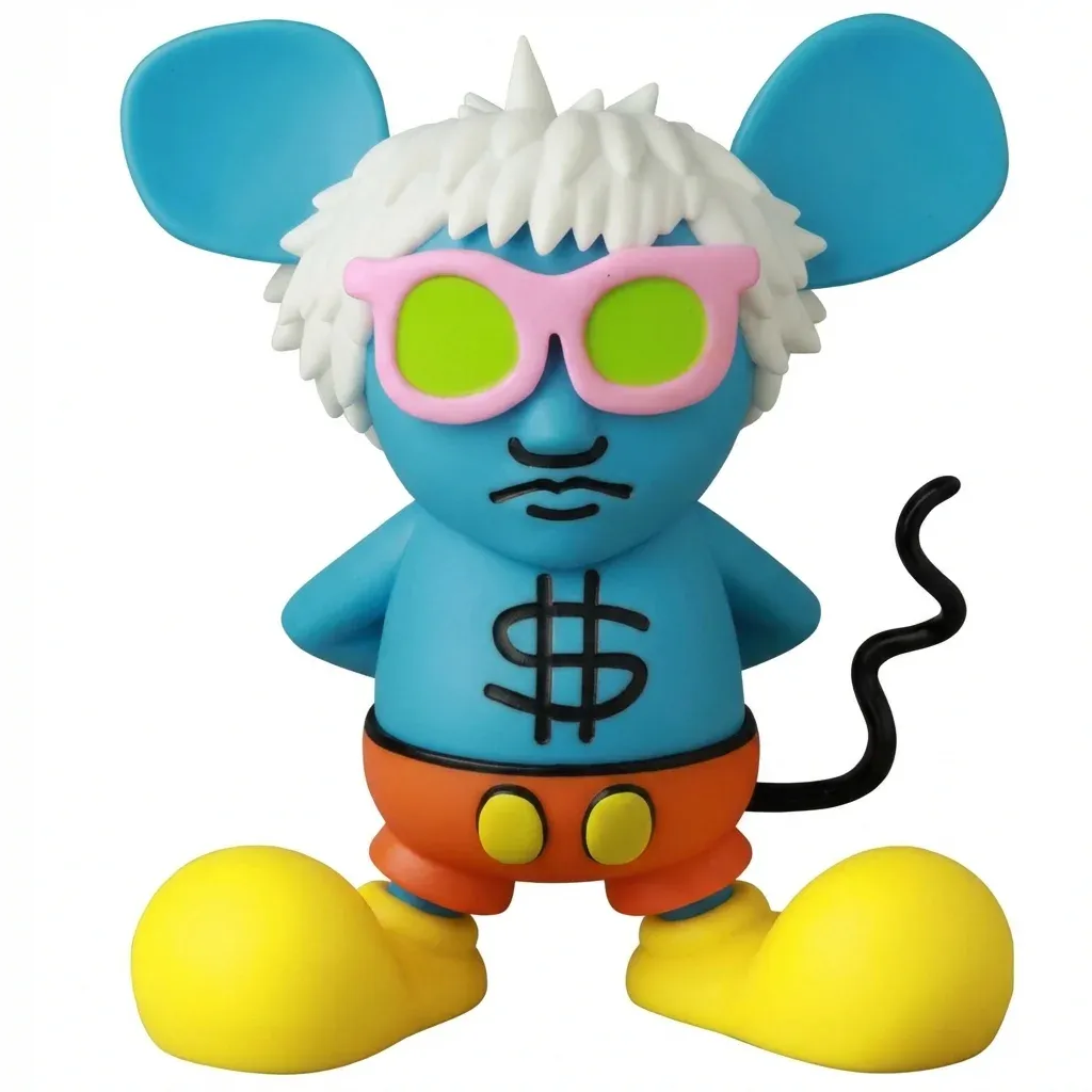 ФИГУРА MEDICOM TOY KEITH HARING VCD ANDY MOUSE LIGHT BLUE 15 СМ