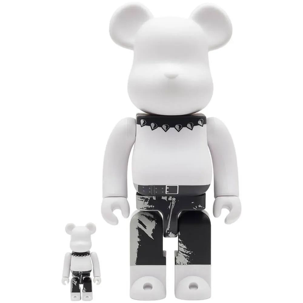 ФИГУРА MEDICOM TOY BEARBRICK ROLLING STONES STICKY FINGERS 100% & 400% 7 CM & 28 CM - 1