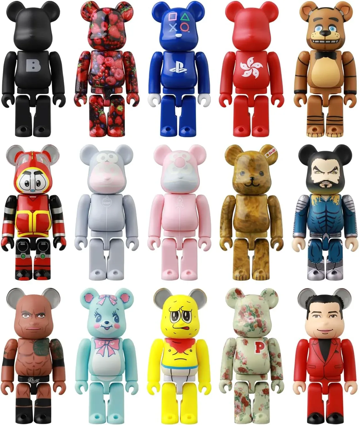 ФИГУРА MEDICOM TOY BEARBRICK SERIES 2 Коробка-сюрприз 100% 7 CM НАБОР 24 ШТ. - 2