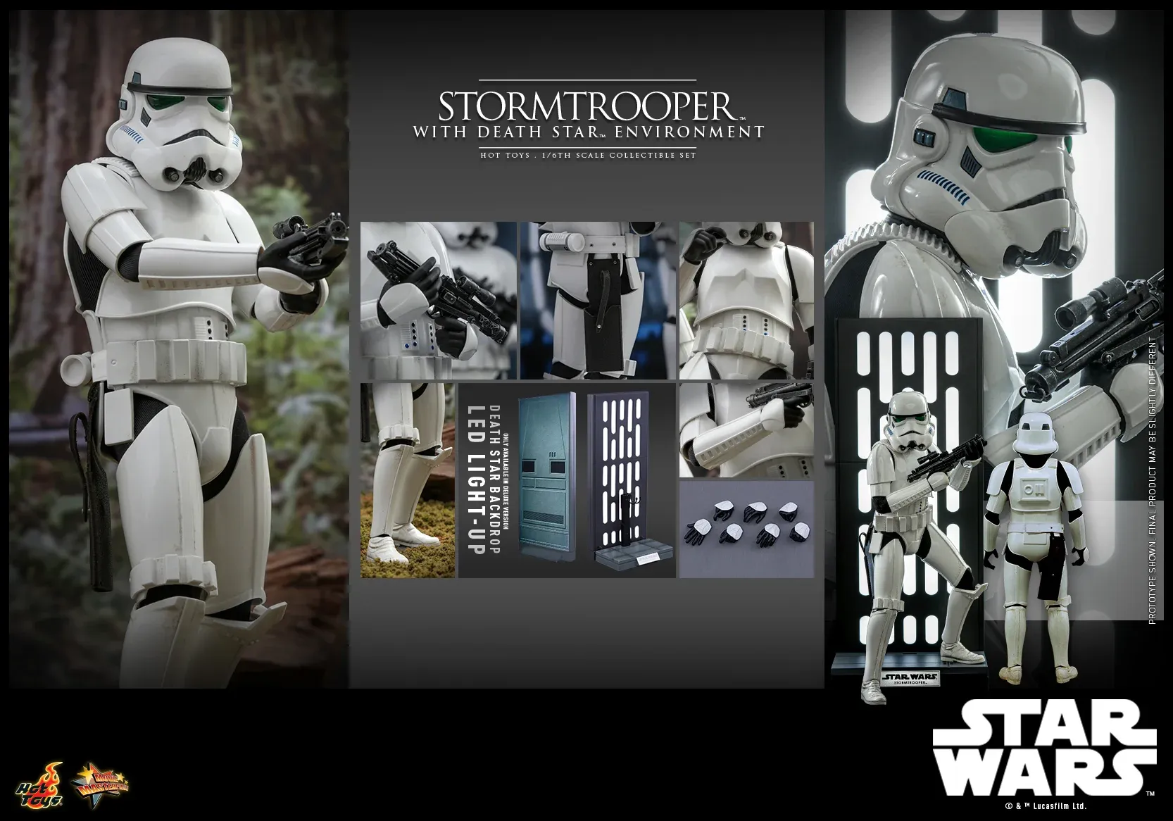 ФИГУРА STAR WARS: STORMTROOPER WITH DEATH STAR ENVIROMENT 30 СМ - 2