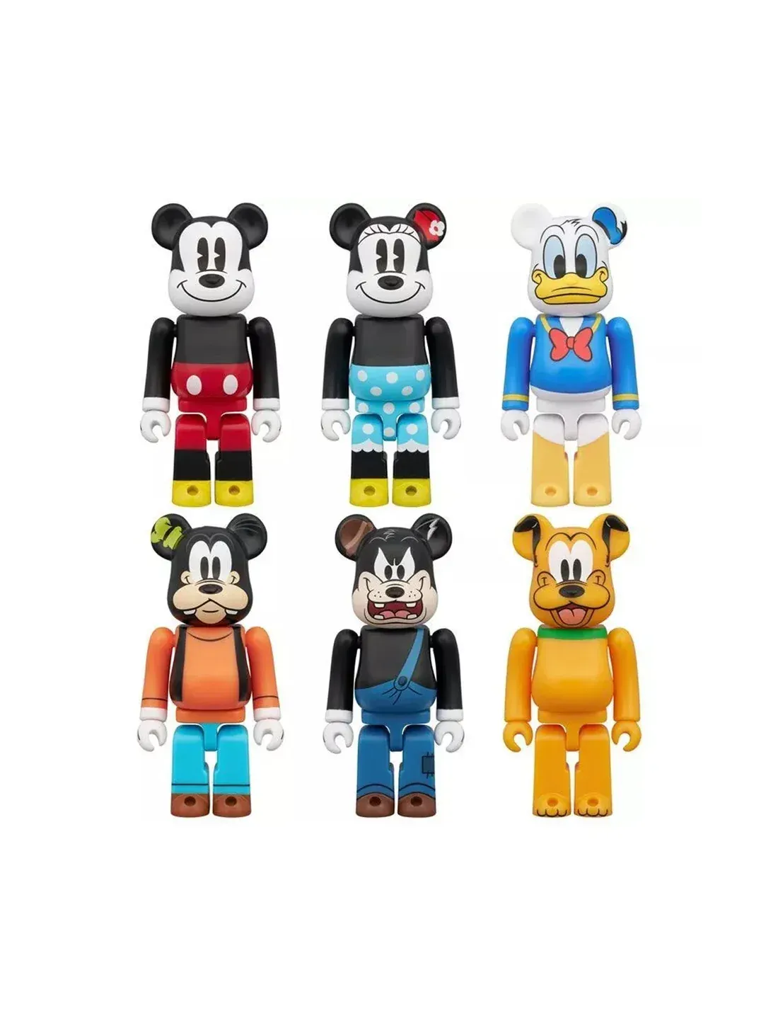 ФИГУРА MEDICOM TOY BEARBRICK CHASE MICKEY AND FRIENDS Коробка-сюрприз 100% 7 СМ - 2