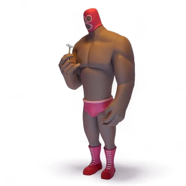 ФИГУРА RODRIGO ROJI LUCHA - OG PINK COLORWAY 50 CM - 3