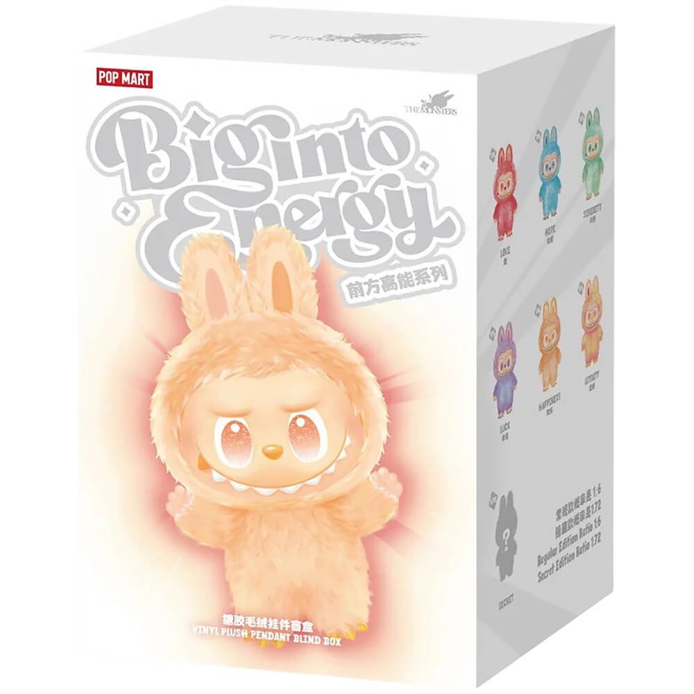 ФИГУРА POP MART LABUBU THE MONSTERS BIG INTO ENERGY VINYL Коробка-сюрприз V3