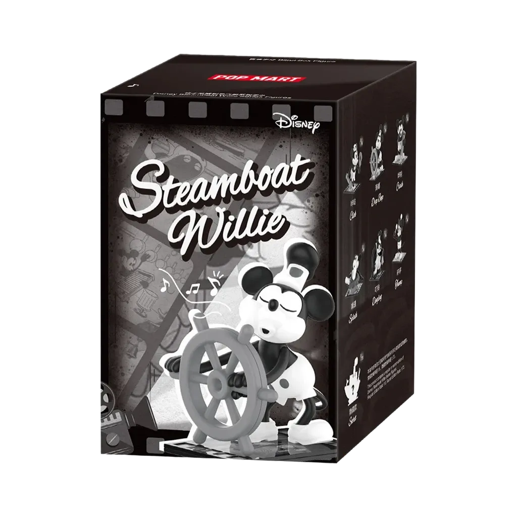 ФИГУРА POP MART STEAMBOAT WILLIE Коробка-сюрприз 9 СМ