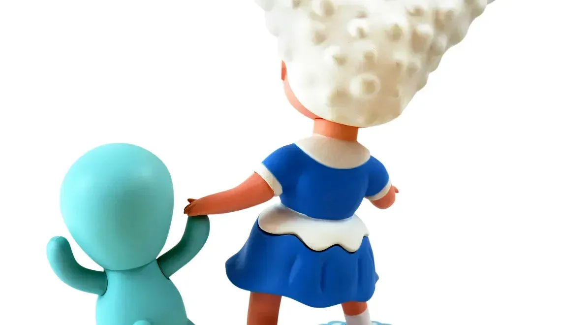 ФИГУРА GARY BASEMAN THE WILD GIRLS AND CHOU CHOUS NAOMI BLUE 15 СМ - 3