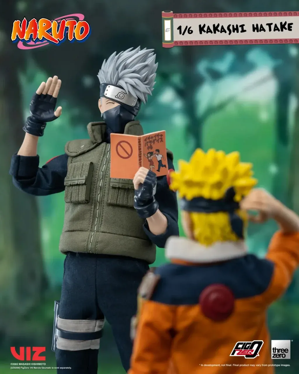 ФИГУРА THREEZERO NARUTO - KAKASHI HATAKE 1/6 SCALE ACTION FIGURE 31 СМ - 3