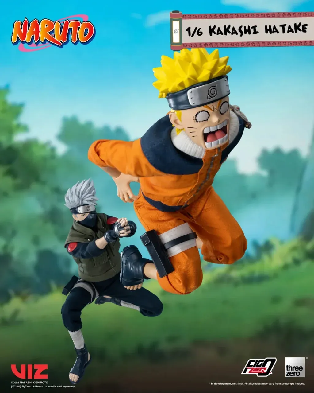 ФИГУРА THREEZERO NARUTO - KAKASHI HATAKE 1/6 SCALE ACTION FIGURE 31 СМ - 4