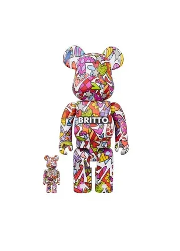 ФИГУРА MEDICOM TOY BEARBRICK ROMERO BRITTO HEART 100％ & 400％ 7 CM & 28 CM