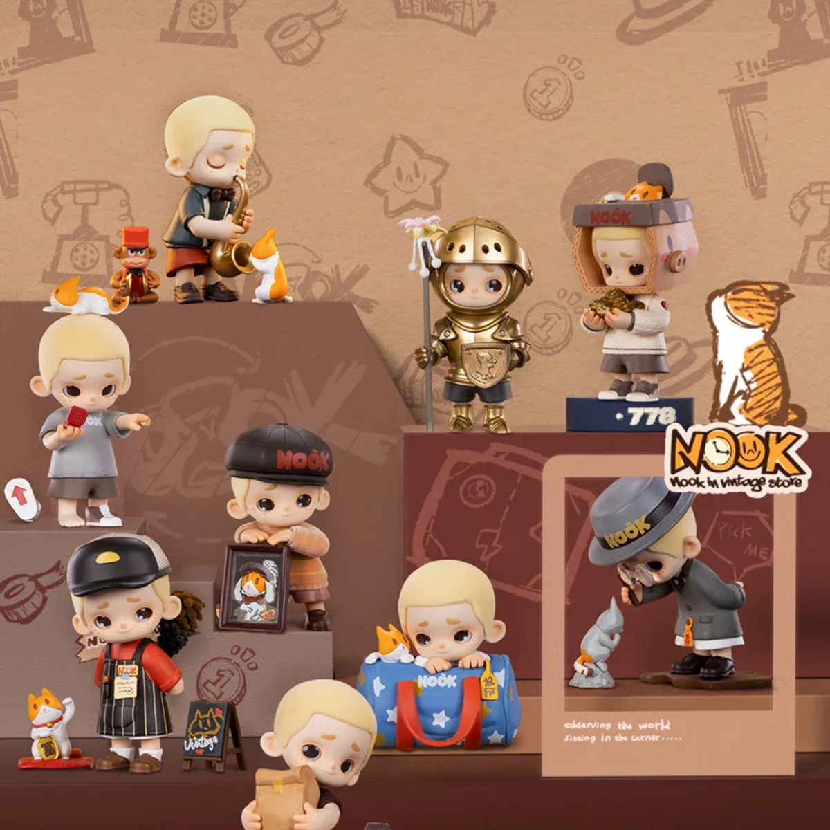 ФИГУРА 52TOYS NOOK IN VINTAGE STORE Коробка-сюрприз 9 CM - 2