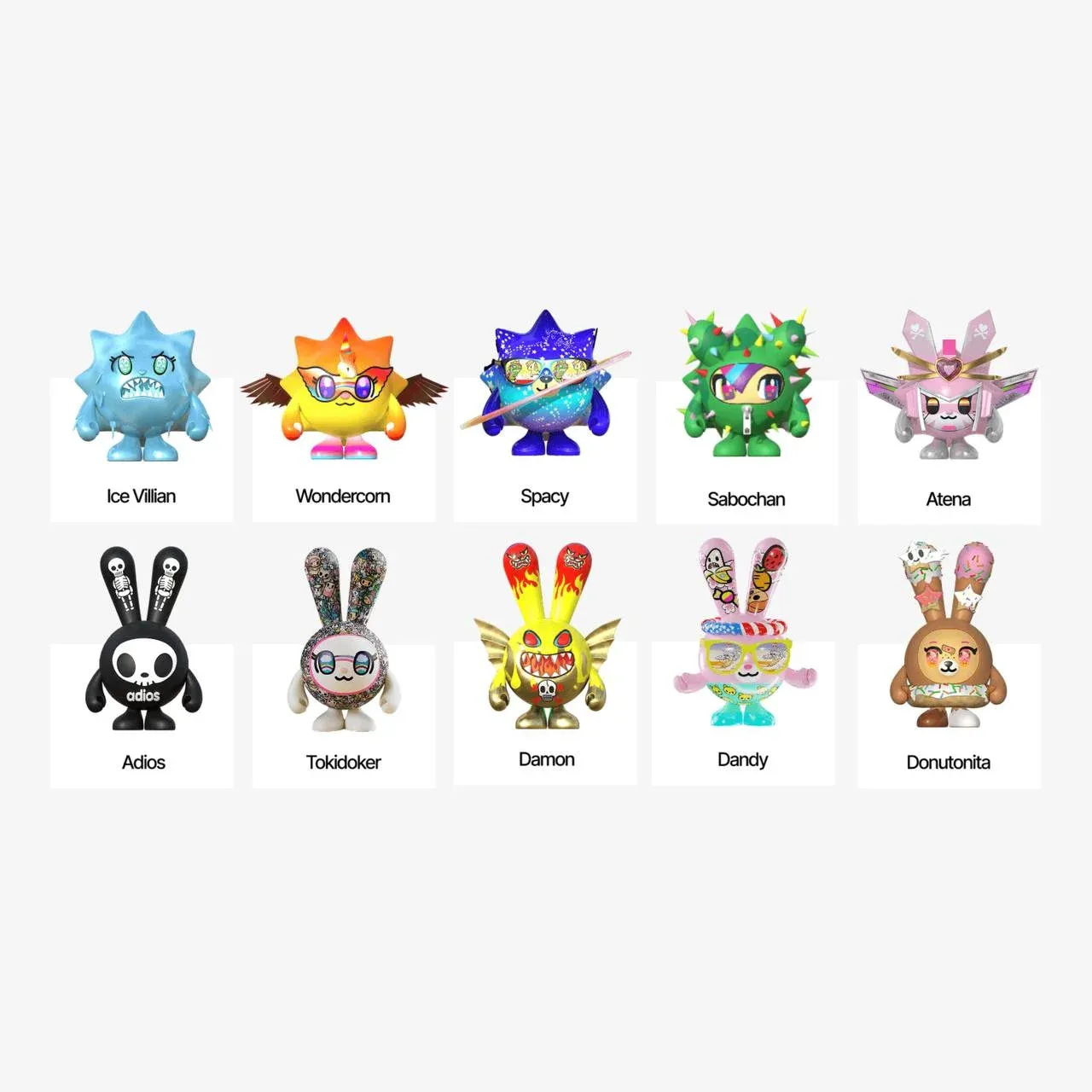 ФИГУРА CHIKOROKO X TOKIDOKI Коробка-сюрприз 6 CM - 2