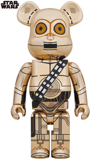 ФИГУРА MEDICOM TOY BEARBRICK C-3PO THE RISE OF SKYWALKER VER. 1000% 70 CM