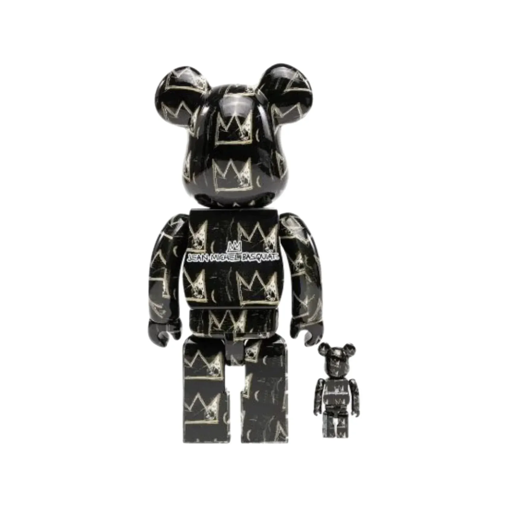 ФИГУРА MEDICOM TOY BEARBRICK JEAN-MICHEL BASQUIAT #8 100% & 400% 7 CM & 28 CM - 2
