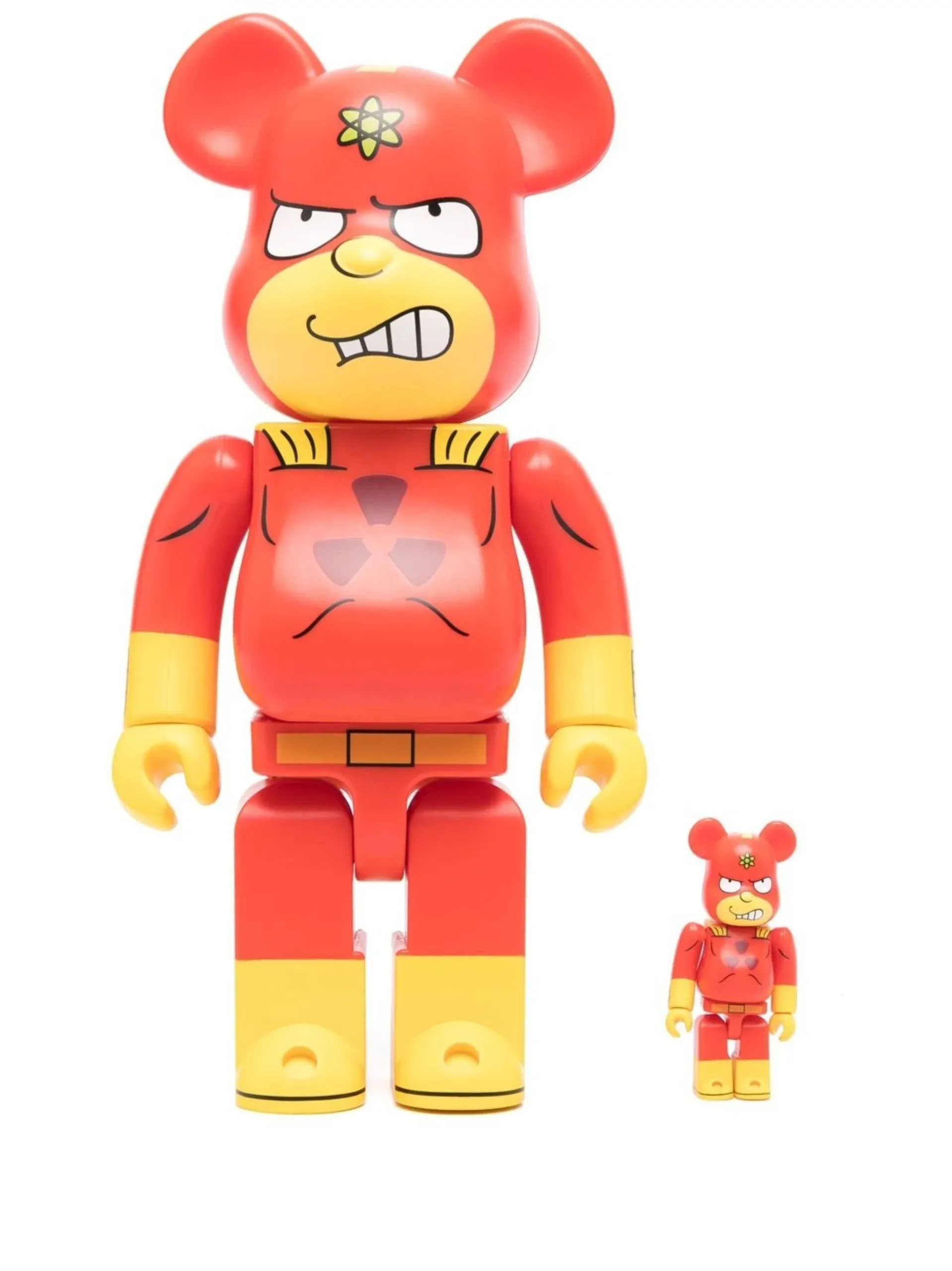 ФИГУРА MEDICOM TOY BEARBRICK RADIOACTIVE MAN 100% & 400% 7 CM & 28 CM - 2