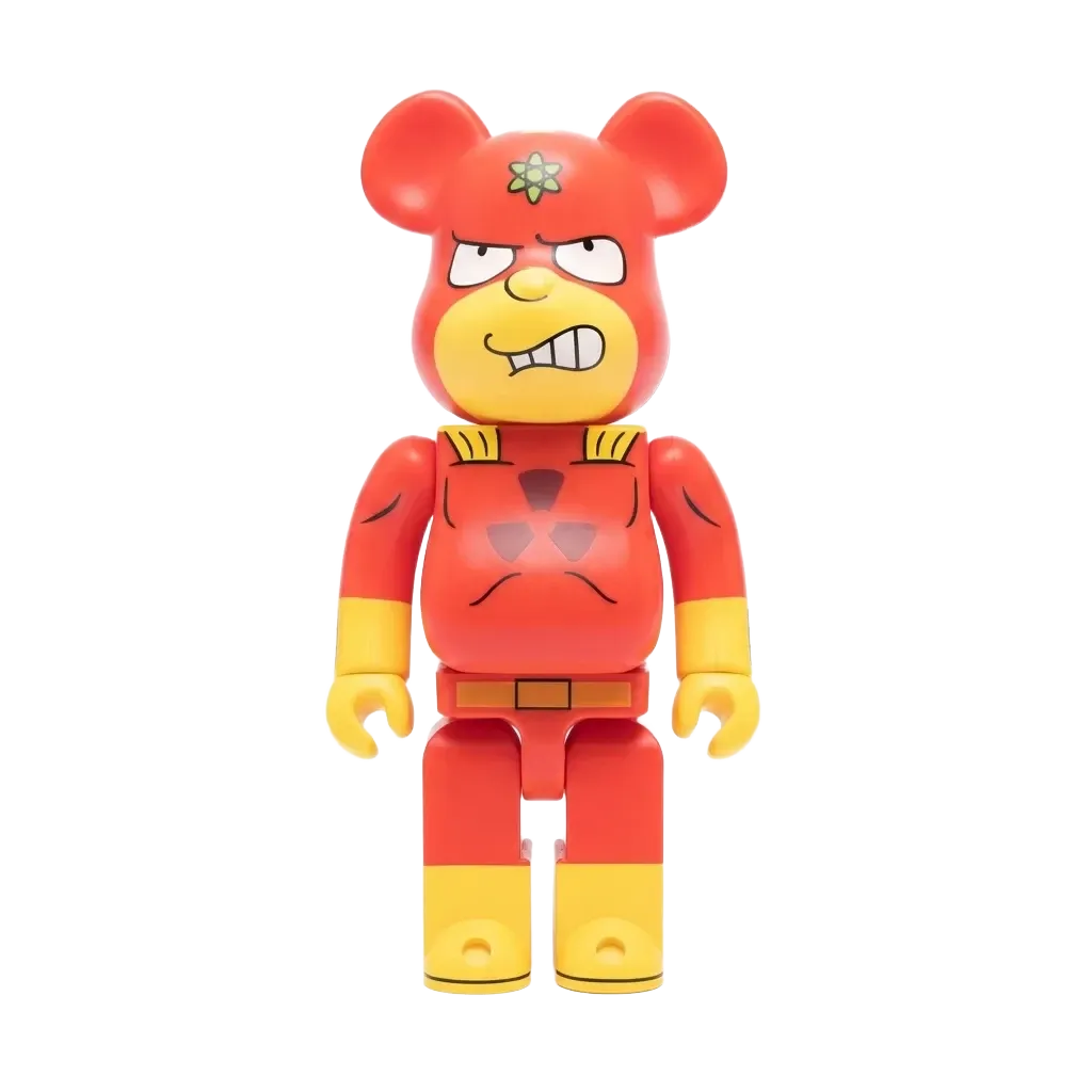 ФИГУРА MEDICOM TOY BEARBRICK RADIOACTIVE MAN 100% & 400% 7 CM & 28 CM - 1
