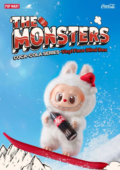 ФИГУРА POP MART LABUBU THE MONSTERS COCA COLA SERIES VINYL FACE Коробка-сюрприз