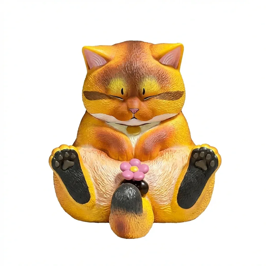 YEAR END SALE CROTCH STARING CAT (ORANGE)