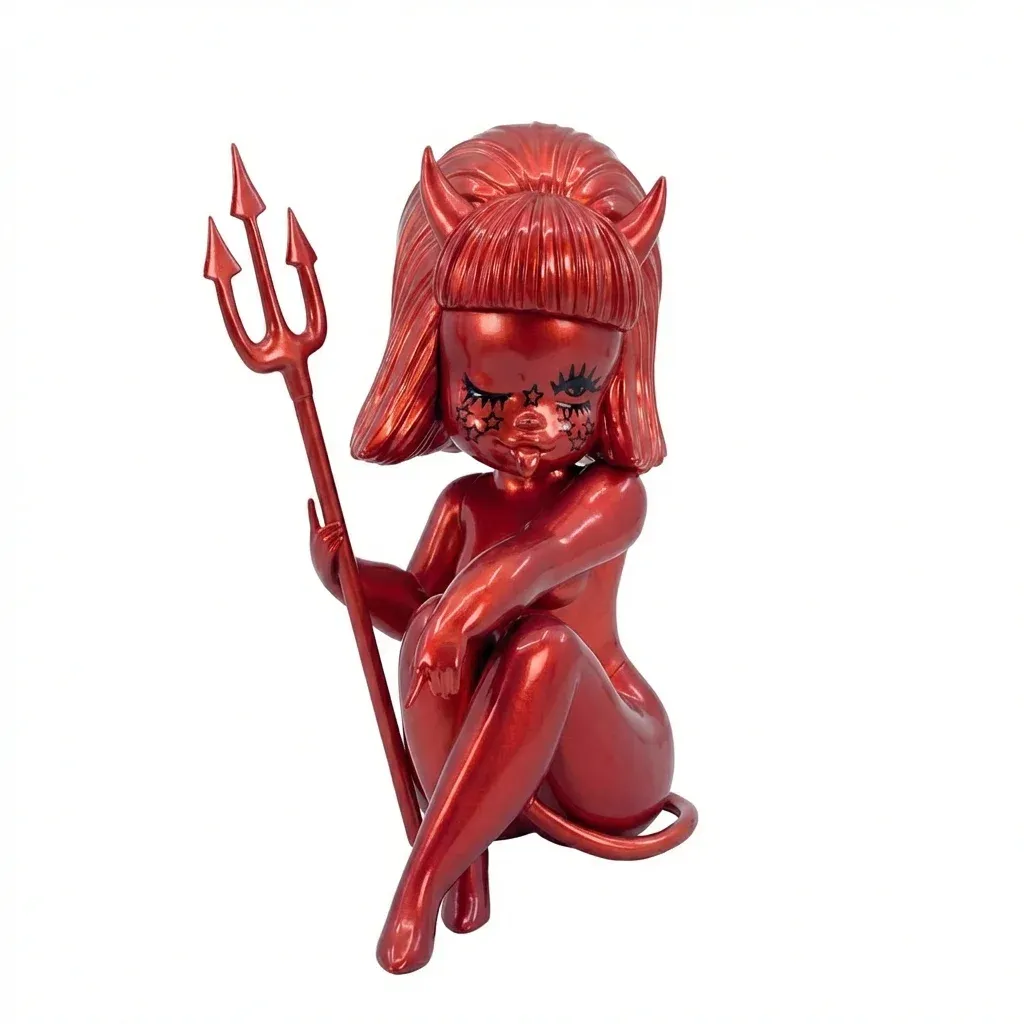 ФИГУРА VALFRE LUCY METALLIC RED EDITION VINYL 15 CM - 3