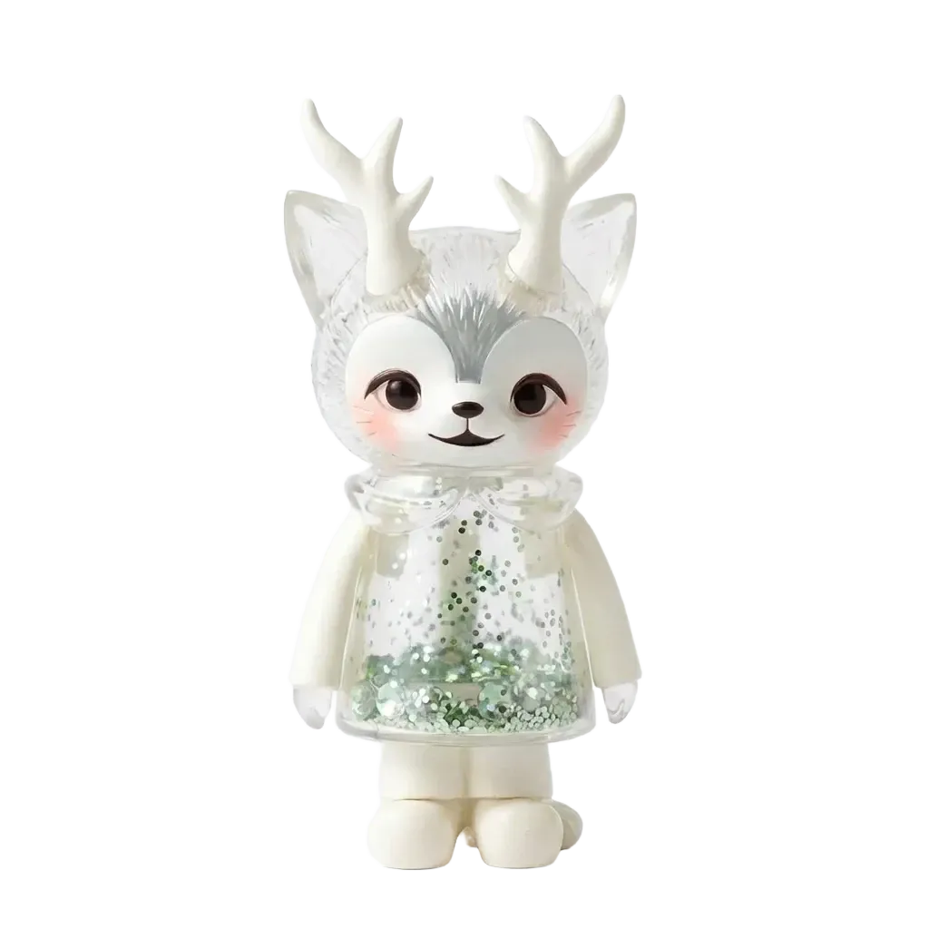 THE CAT WITH ANTLERS SOFUBI (GLASS BALLS EDITION)