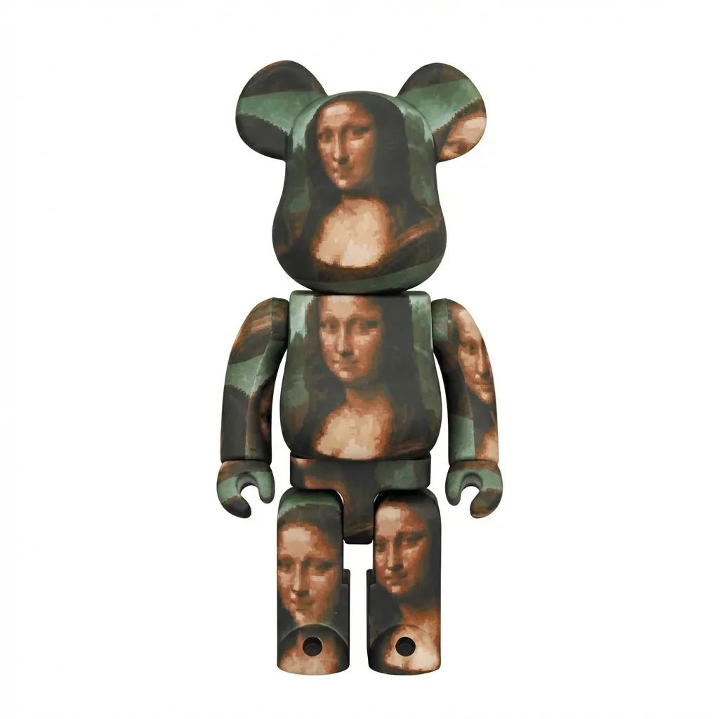 ФИГУРА MEDICOM TOY BEARBRICK MONA LISA OVERDRIVE 400% 28 CM - 1