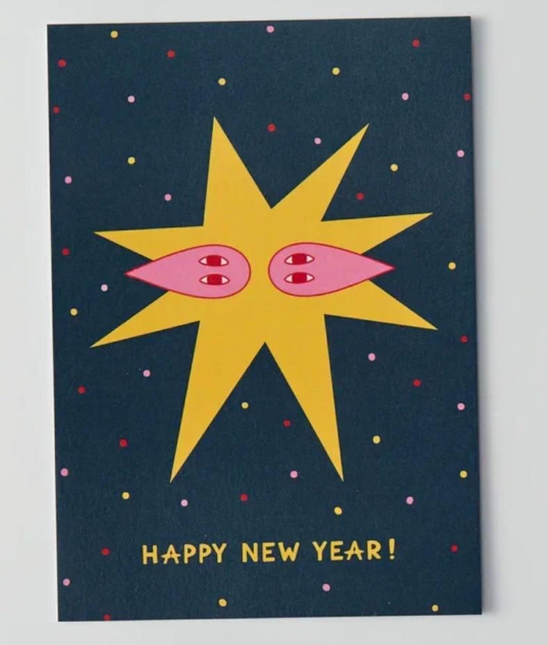 ОТКРЫТКА ДЖУЛЬЕТТ HAPPY NEW YEAR 10