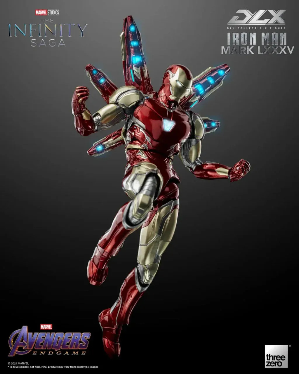 ФИГУРА THREEZERO MARVEL INFINITY SAGA DLX IRON MAN MARK 85 ACTION FIGURE 17 СМ - 4