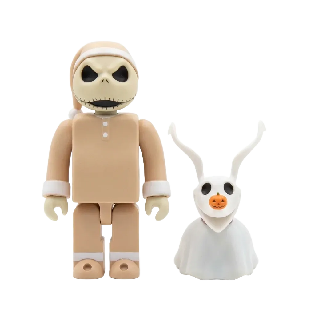 ФИГУРА THE NIGHTMARE BEFORE CHRISTMAS KUBRICK (PAJAMA JACK AND ZERO) НАБОР 2 ШТ. 7 СМ - 1