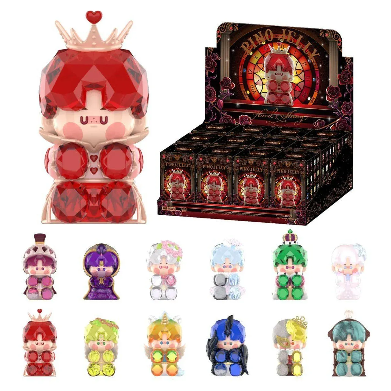 ФИГУРА POP MART HARD AND SHINY Коробка-сюрприз 8 СМ