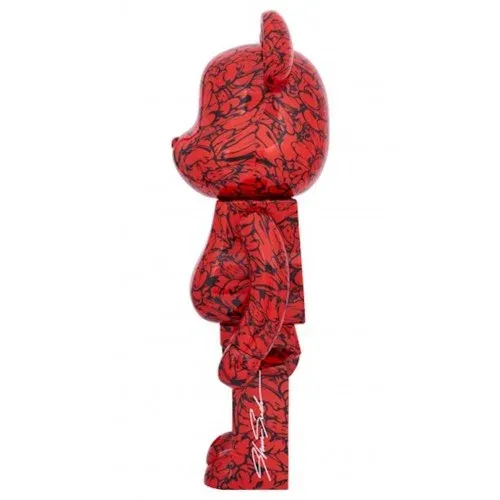ФИГУРА MEDICOM TOY BEARBRICK SHUN SUDO MR SCARLET 100% & 400% 7 CM & 28 CM - 2