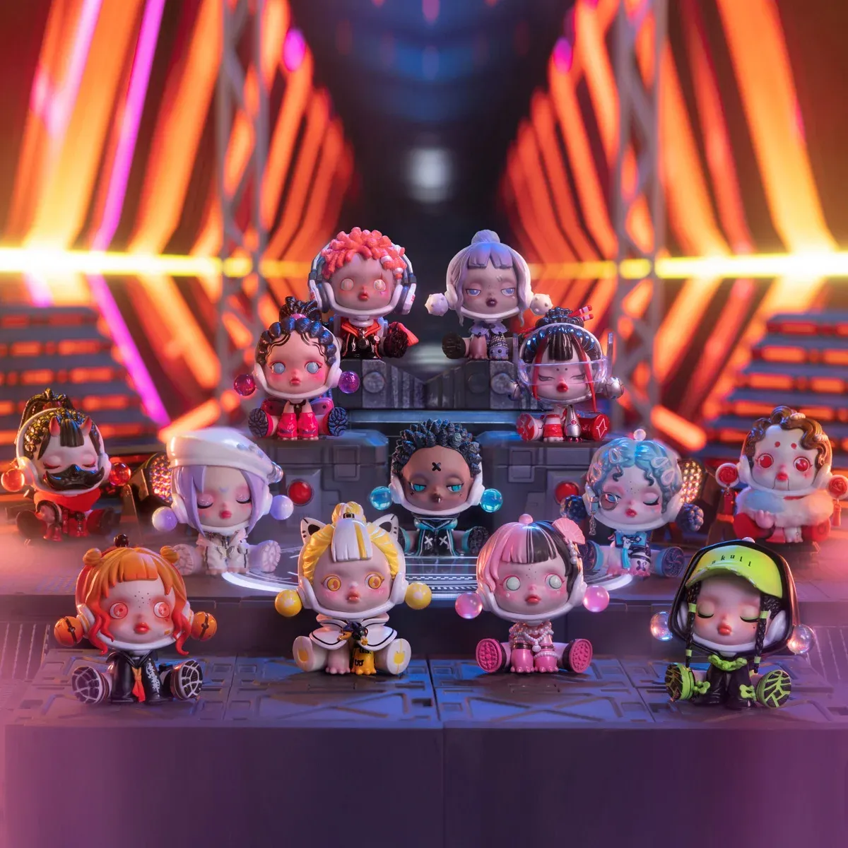 ФИГУРА POP MART SKULLPANDA CITY OF NIGHT Коробка-сюрприз - 2