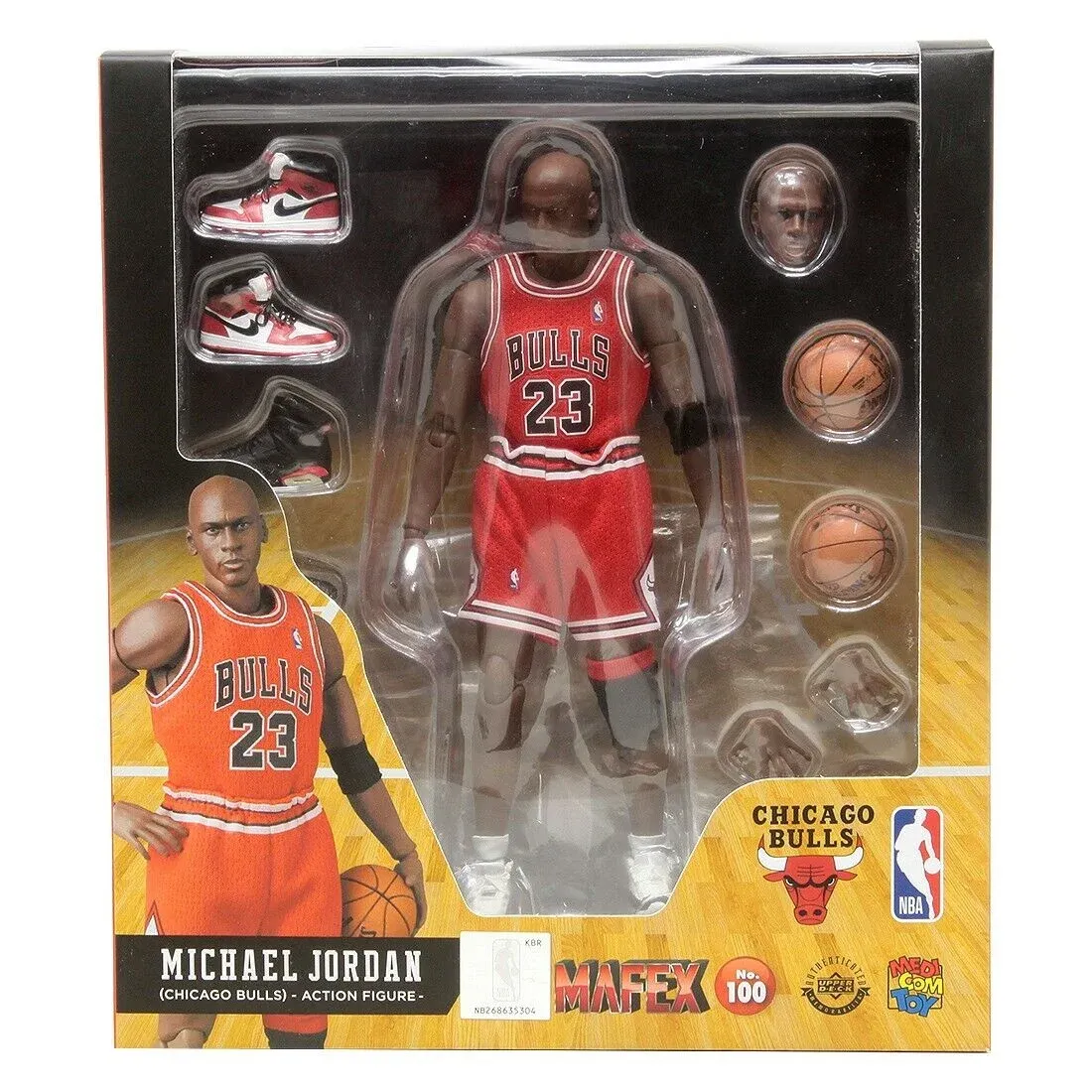 ФИГУРА MEDICOM TOY MEDICOM MICHAEL JORDAN MAFEX (RED CHICAGO BULLS) 16 СМ - 2