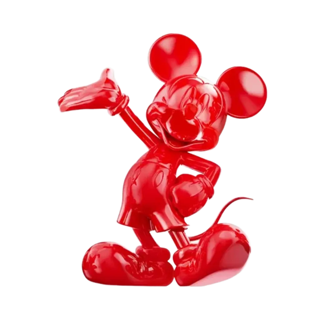 ФИГУРА MORSTORM TRIBUTE MICKEY MATTE SOLID COLOR RED 28 СМ