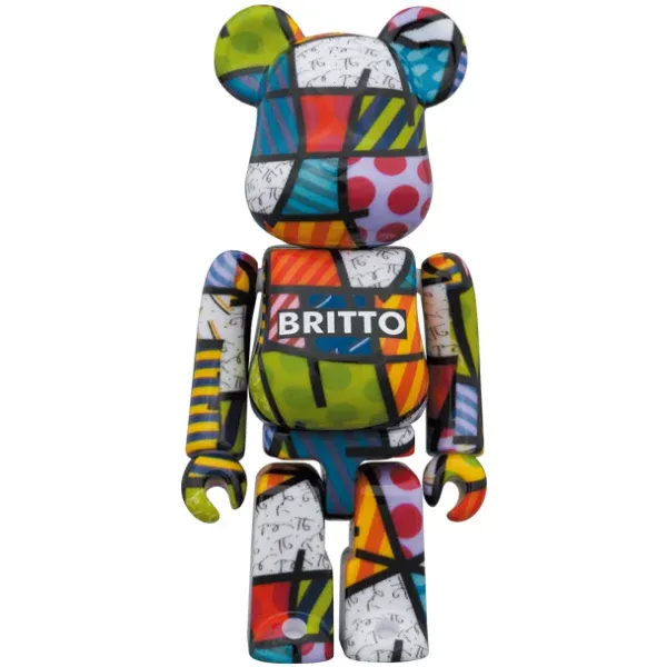 ФИГУРА MEDICOM TOY BEARBRICK ROMERO BRITTO HEART 100% & 400％ 7 CM & 28 CM - 2