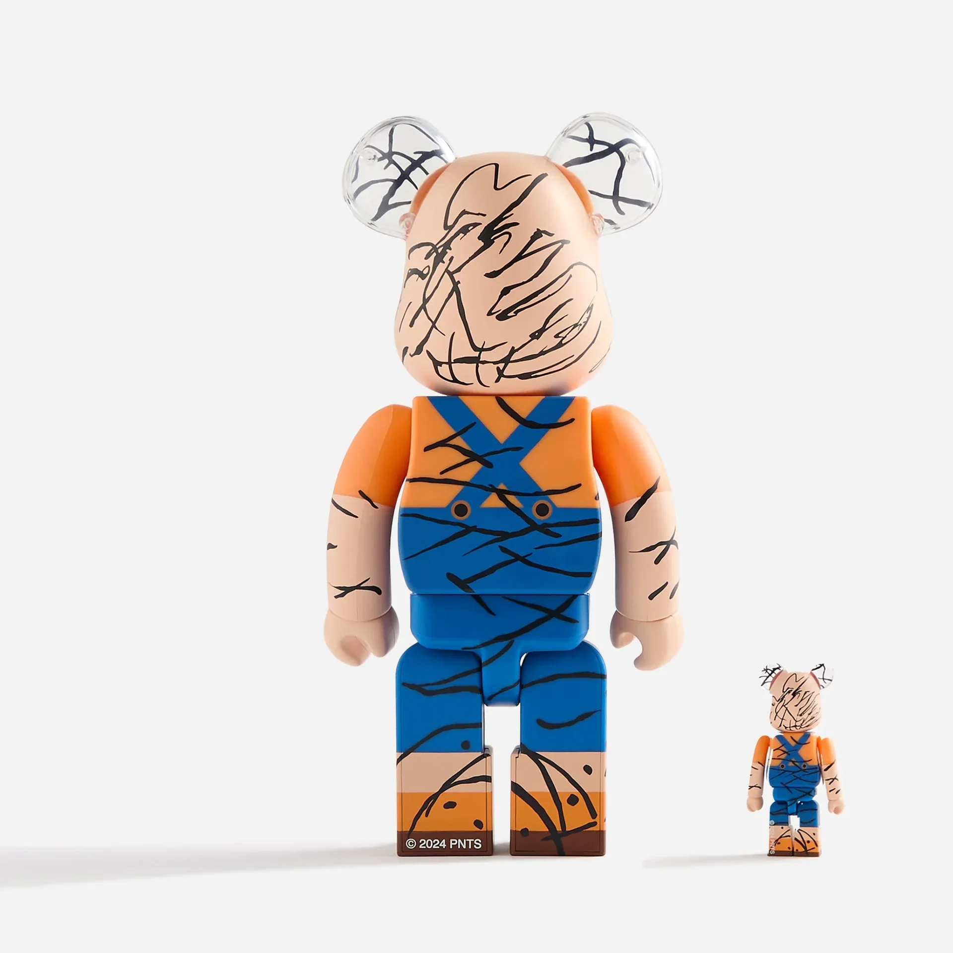ФИГУРА MEDICOM TOY BEARBRICK PIGPEN 100% & 400% 7 CM & 28 CM - 2