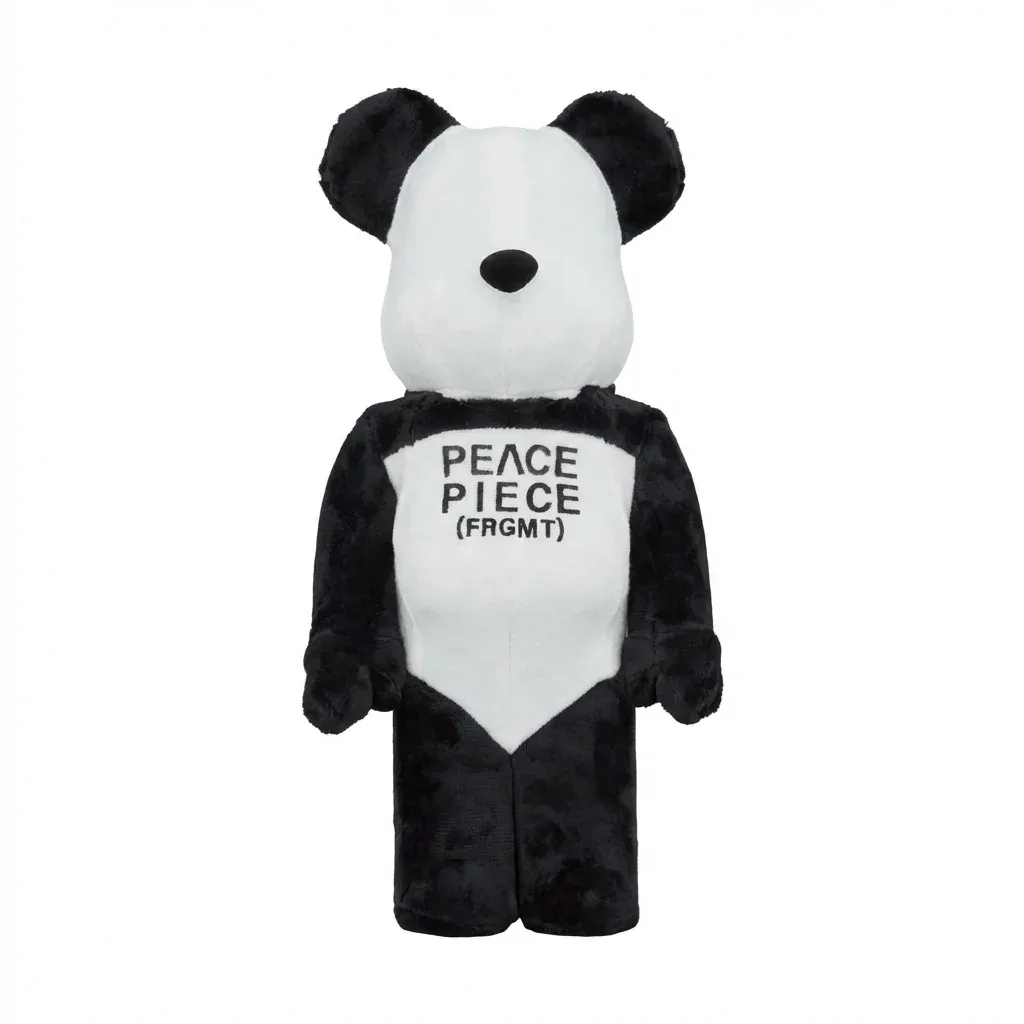 ФИГУРА MEDICOM TOY BEARBRICK FRAGMENTDESIGN PANDA 100% & 400% 7 CM & 28 CM