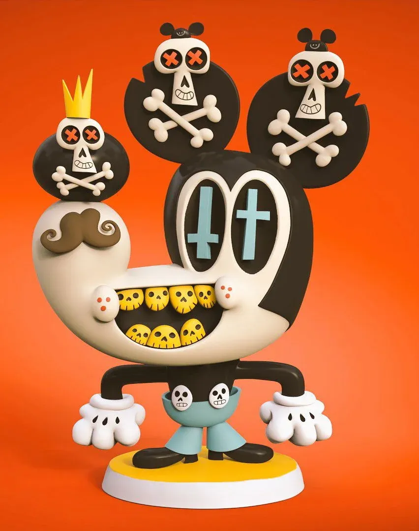 ФИГУРА JORGE GUTIERREZ MUERTO MOUSE VINYL GOLD 20 CM - 2