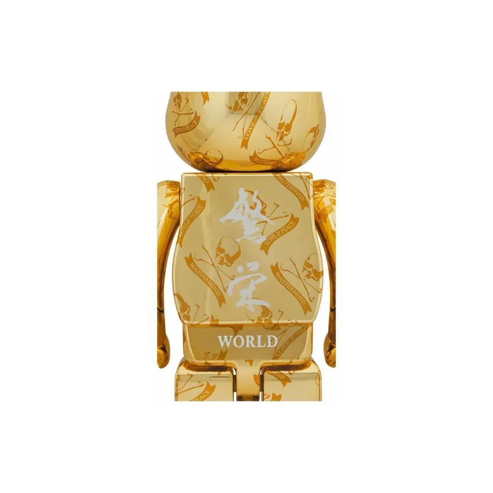 ФИГУРА MEDICOM TOY X DCON23 BEARBRICK MASTERMIND WORLD 100% & 400% 7 CM & 28 CM - 2