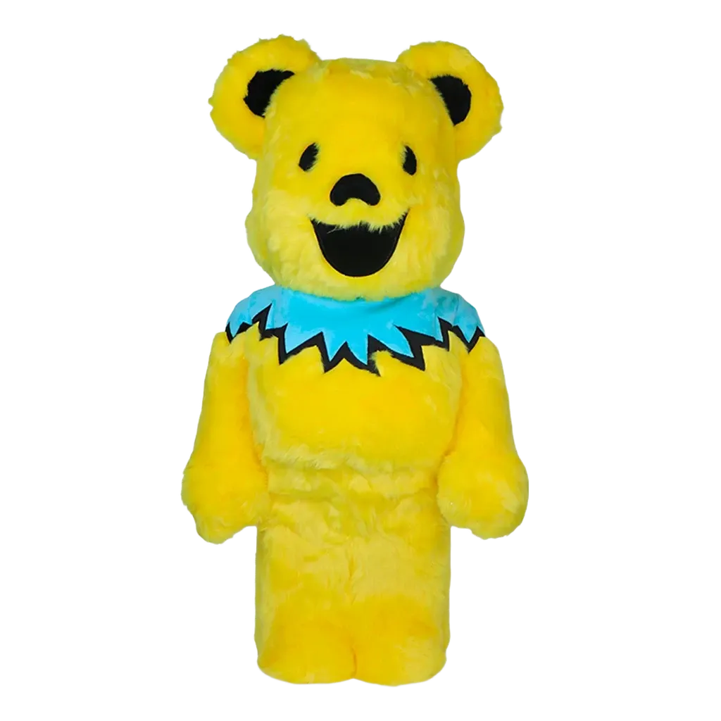 ФИГУРА MEDICOM TOY BEARBRICK GRATEFUL DEAD DANCING BEAR COSTUME VER. YELLOW 1000% 70 CM - 1