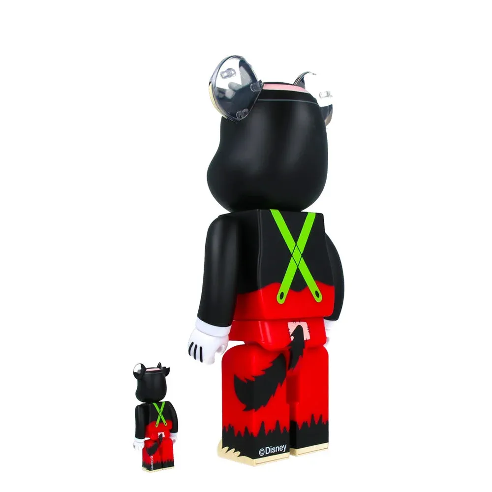 ФИГУРА MEDICOM TOY BEARBRICK THE BIG BAD WOLF 100% & 400% 7 CM & 28 CM - 2