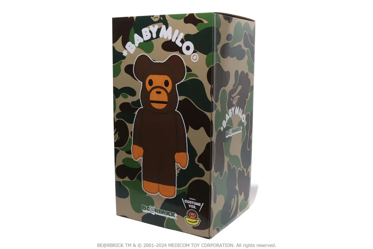 ФИГУРА MEDICOM TOY X BAPE BEARBRICK BABY MILO COSTUME VER. 1000% 70 CM - 4