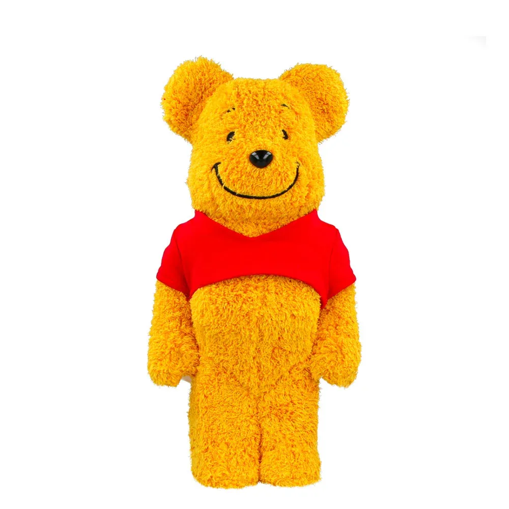 ФИГУРА MEDICOM TOY BEARBRICK WINNIE THE POOH COSTUME VER. (PILE FABRIC) 400% 28 CM - 1